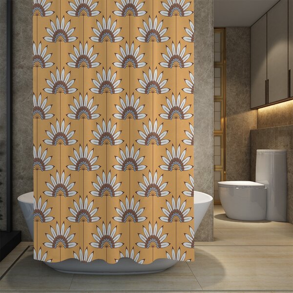 Rosalind Wheeler Temperley Floral Shower Curtain Wayfair